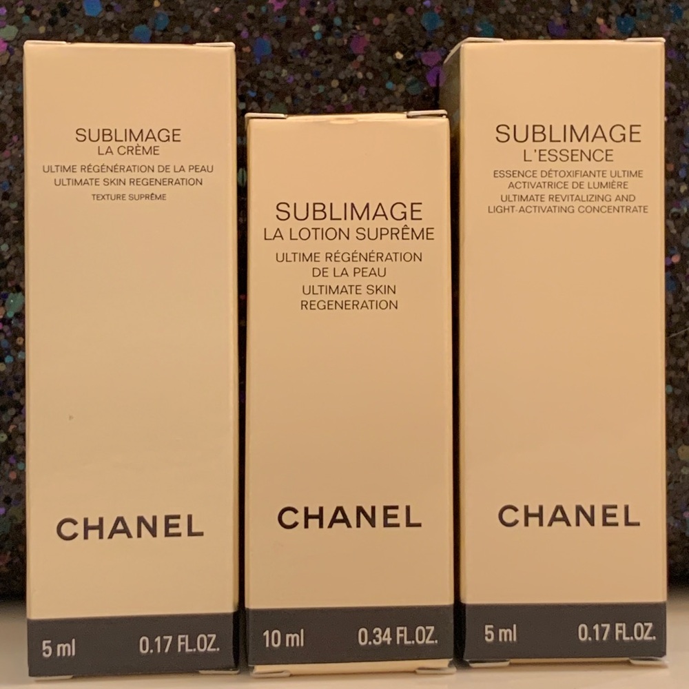 Chanel sublimage skin care travel sized
